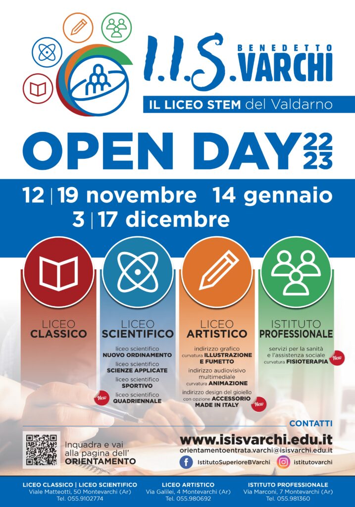 OPEN DAY Istituto di Istruzione Superiore "Benedetto Varchi"