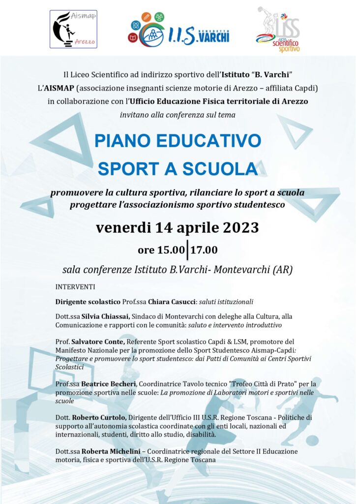 PIANO EDUCATIVO SPORT A SCUOLA Istituto di Istruzione Superiore